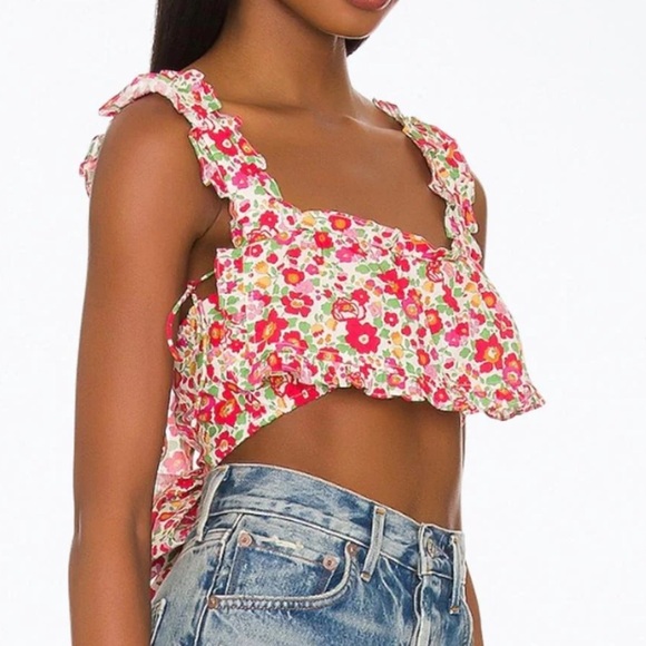 For Love And Lemons Tops - NWT For Love and Lemons Auden Crop Top Small